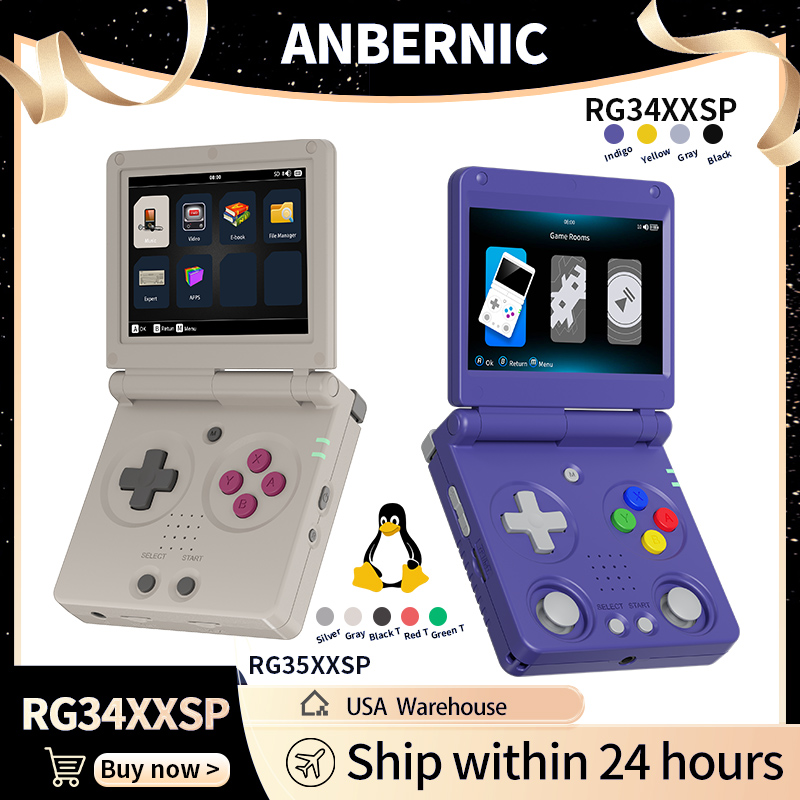 Retro Gaming Com - Anbernic RG34XXSP RG35XXSP Console de jeu