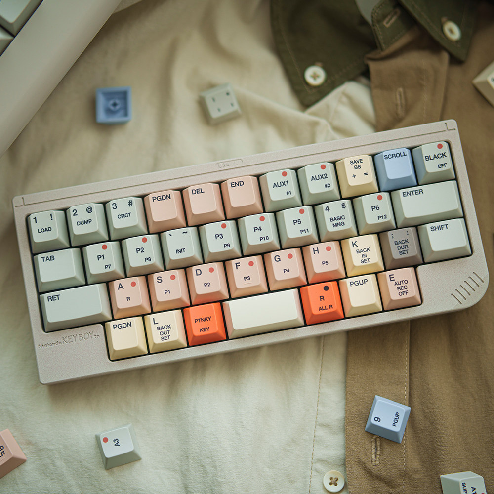 Retro Gaming Keyboard - Capuchons de touches FBB S9000 Style