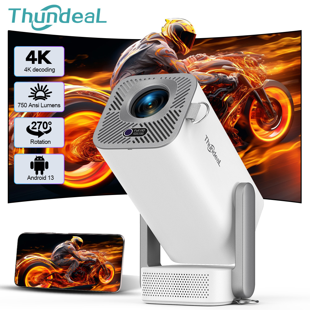 Retro Gaming Projector - ThundeaL 4K Android Full HD projecteur