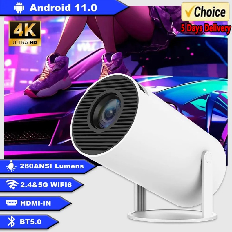 Retro Gaming Projector - Mini projecteur Android intelligent HY300 projecteur
