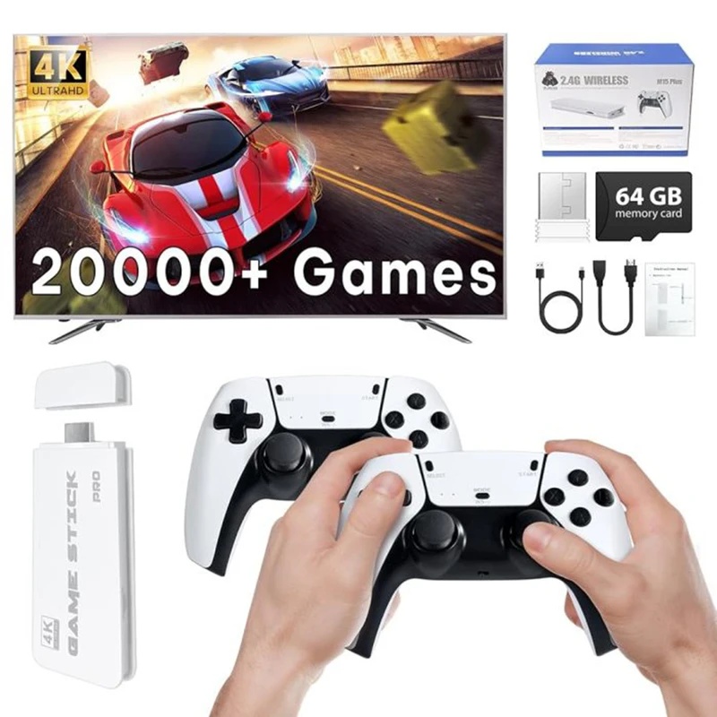 Retro Gaming Hdmi Stick - Console de Jeu Rétro Améliorée 2026