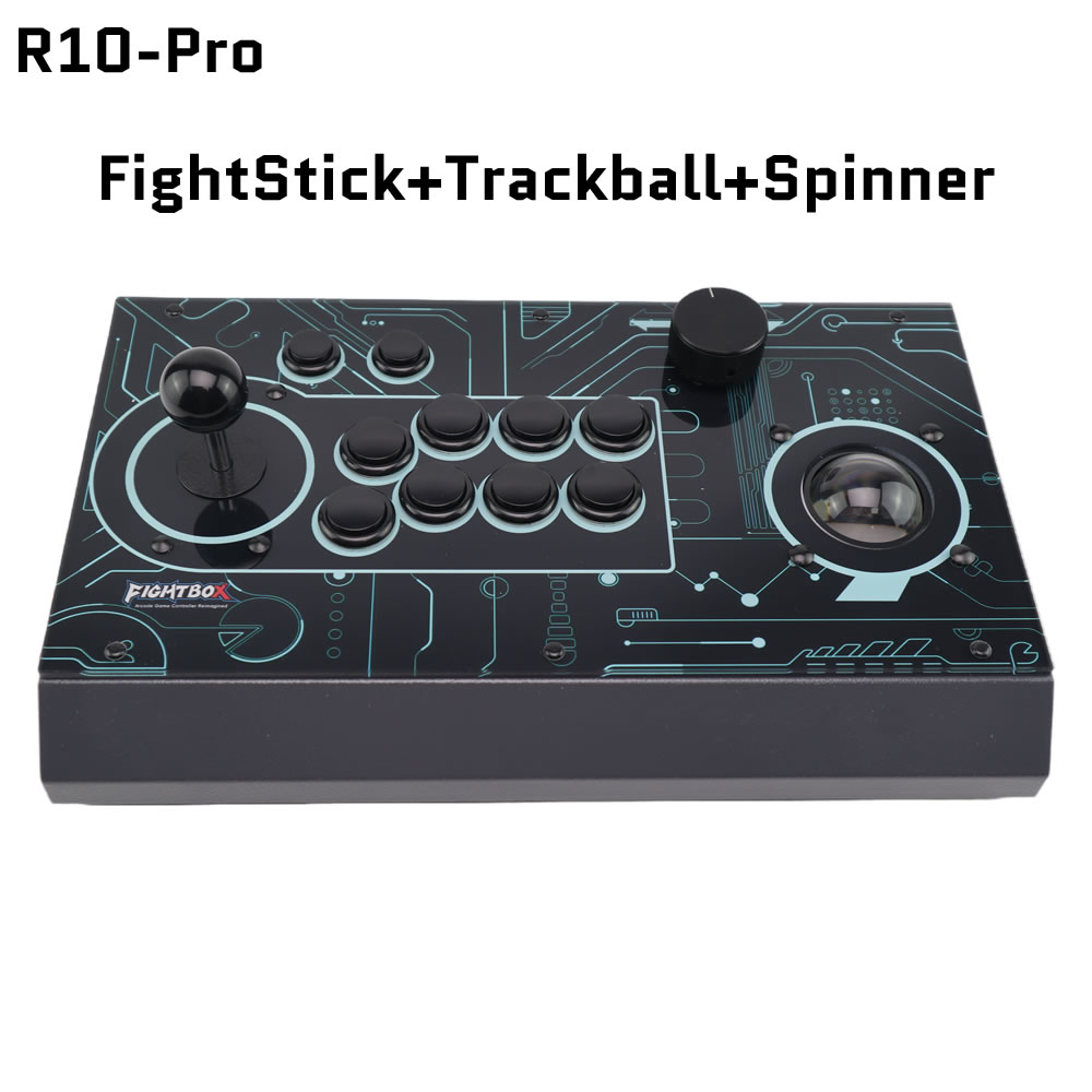 Retro Gaming Stick - Manette de jeu d'arcade FightBox R10-PRO