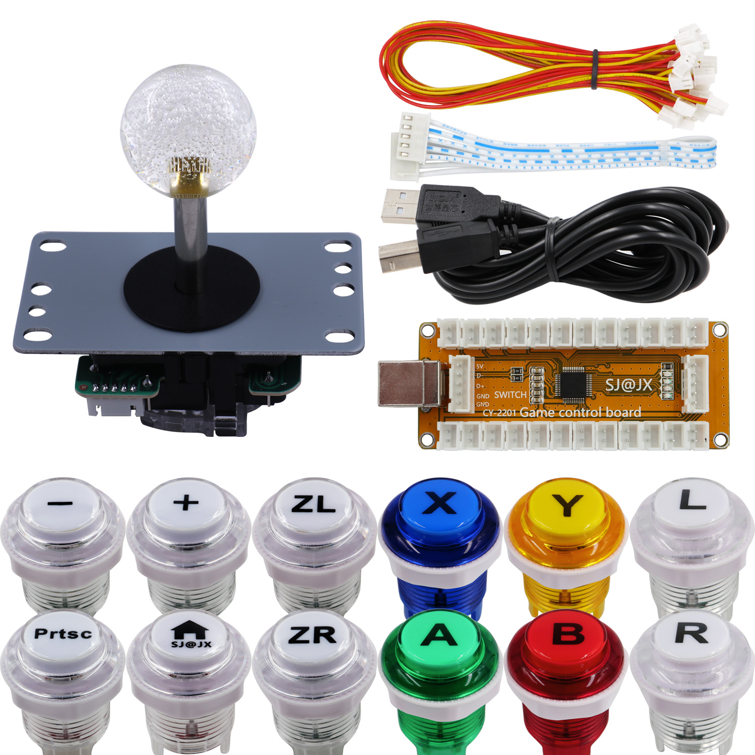 Arcade Button Kit - SJ @ JX contrôleur de jeu