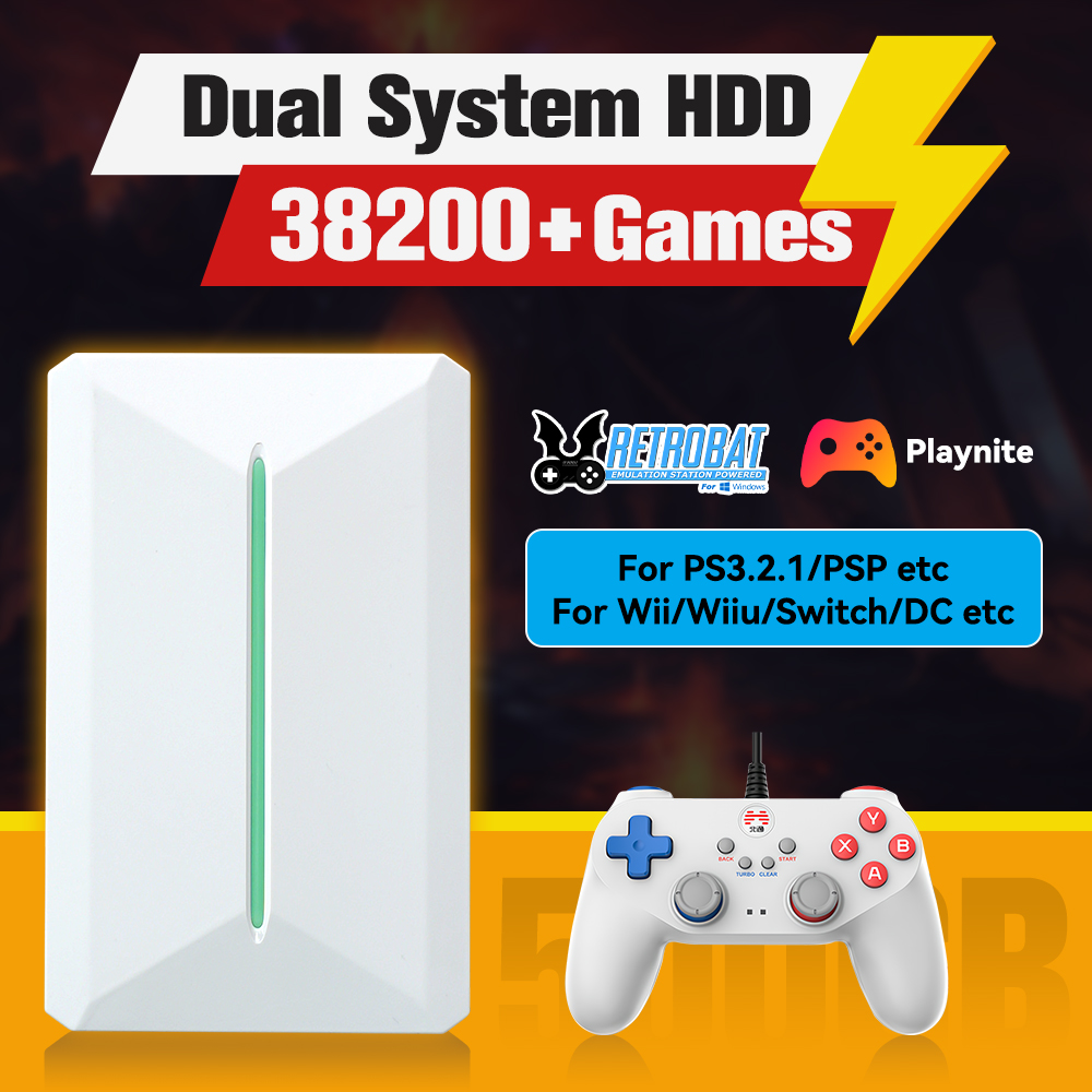 Retro Gaming Tv - Retrobat & Playnite System HDD Console