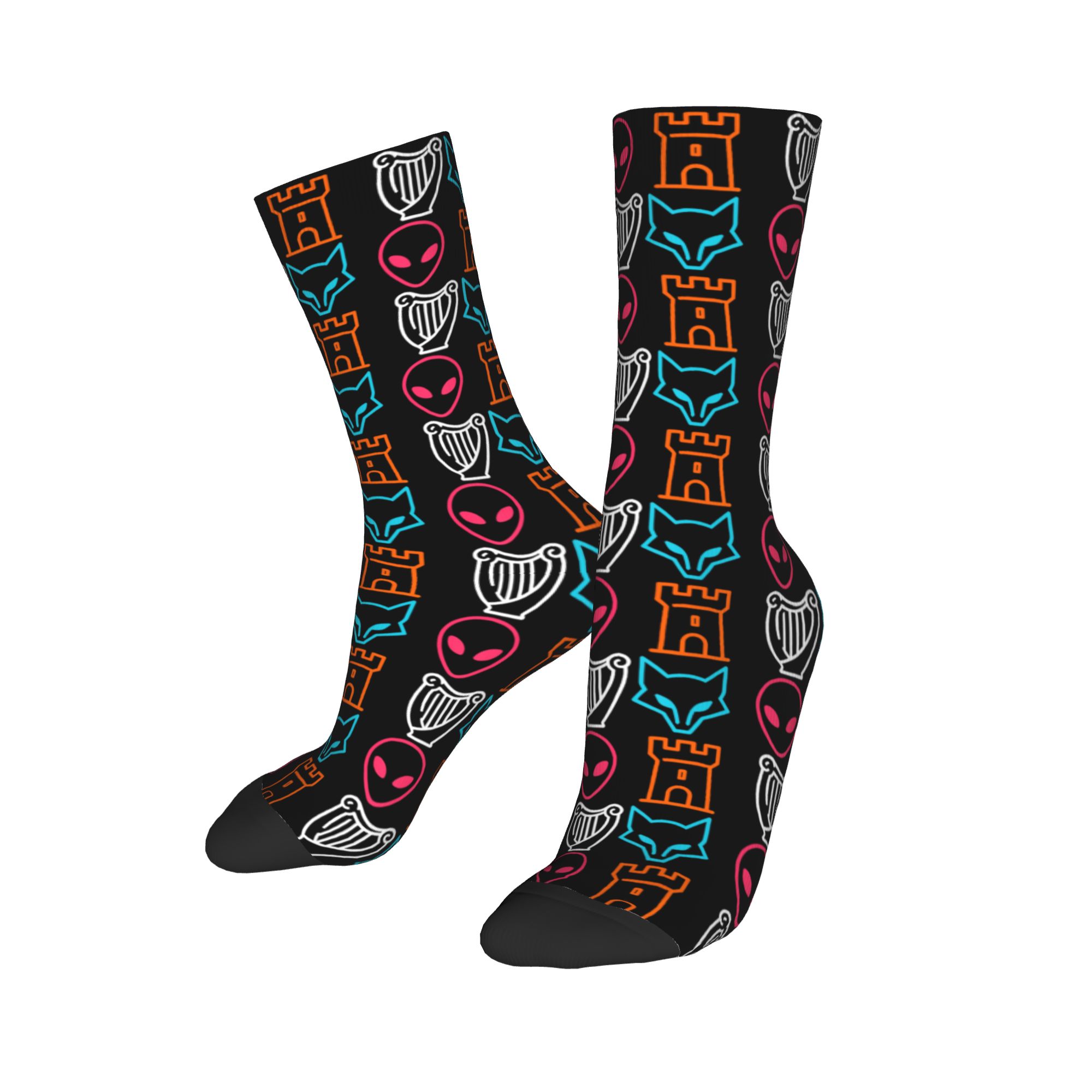 Retro Gaming Youtube - Chaussettes de sport absorbant la transpiration