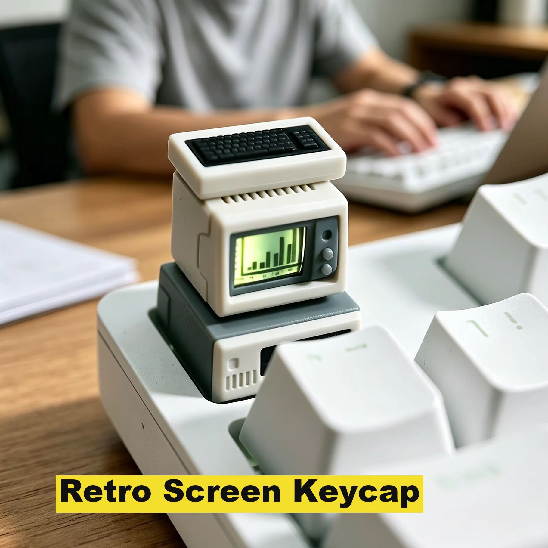 Retro Gaming Fun - Capuchons de touches rétro pour ordinateur,