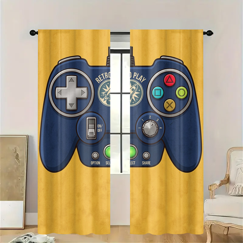 Rideau décoratif semi-transpar - Retro Gaming Youtube avis et prix
