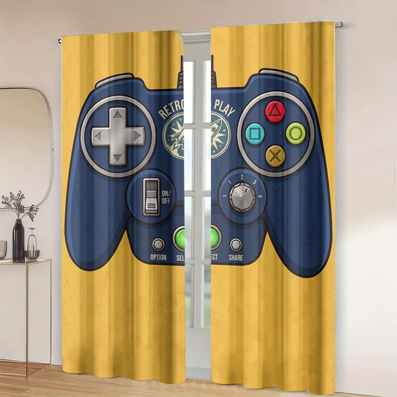 Rideau décoratif semi-transpar - Retro Gaming Youtube avis et prix