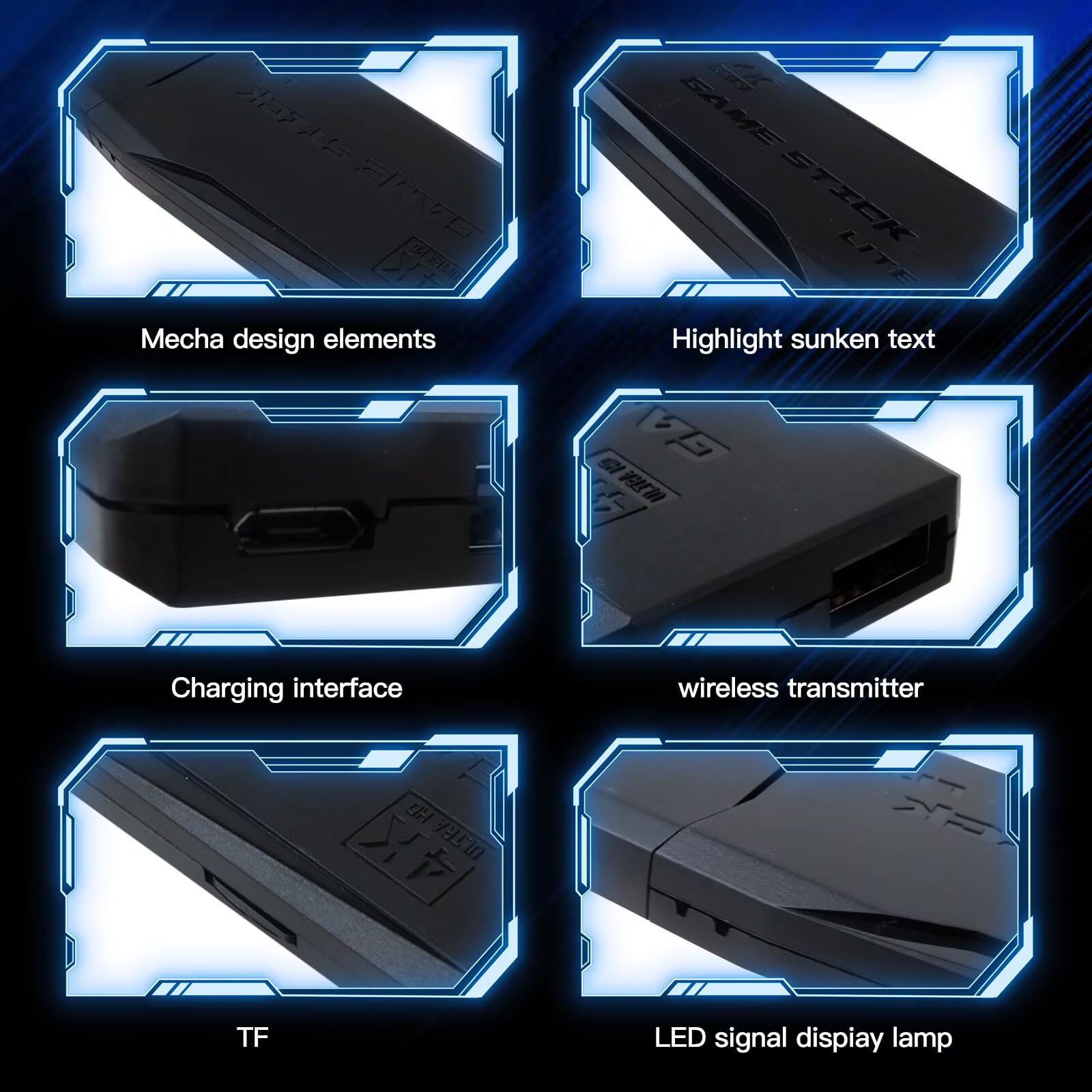 Console de jeu vidéo rétro 4K, - Retro Gaming Stick avis et prix
