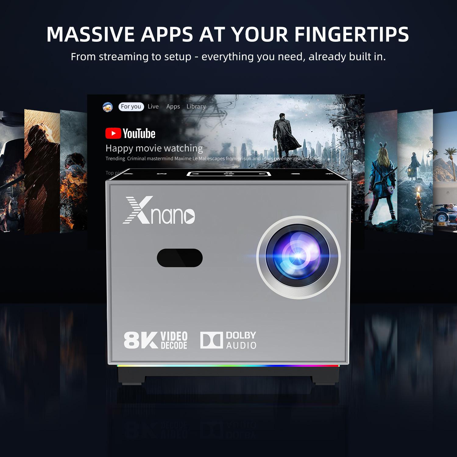 Xnano Portable Smart Projector - Retro Gaming Projector avis et prix