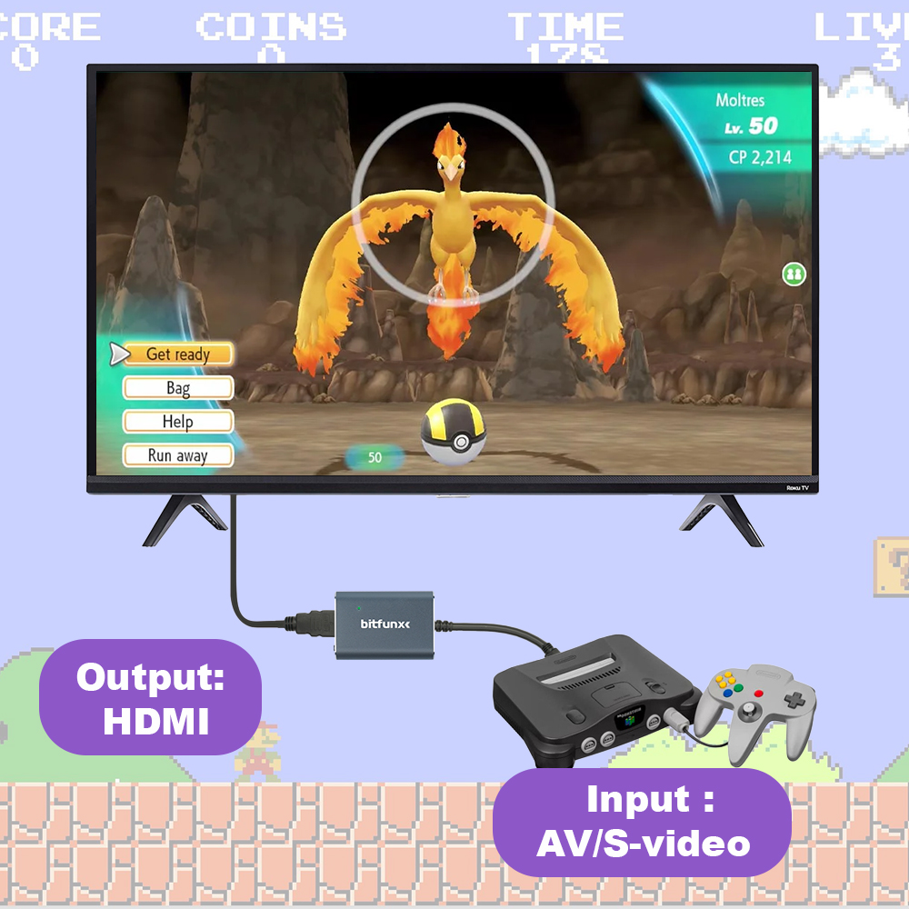 Bitfunx – adaptateur vidéo 720 - Retro Gaming Com avis et prix