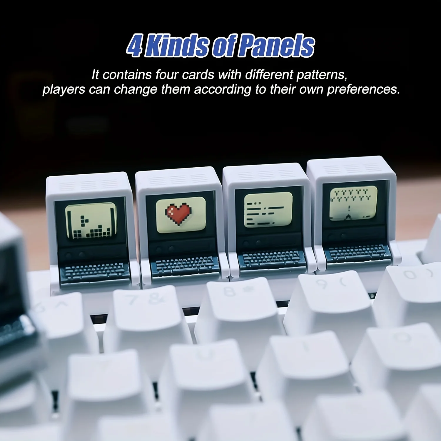 Keycaps rétro inspirés de Mac, - Retro Gaming Keyboard avis et prix