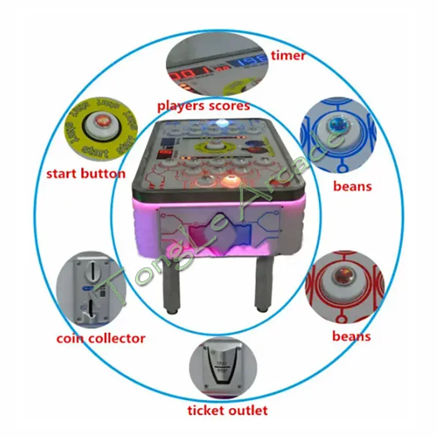 Kit DIY Naughty Beans, équipem - Arcade Button Kit avis et prix