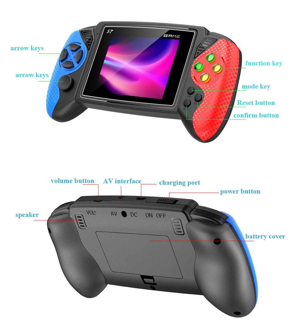 Console de jeu portable rétro  - Retro Gaming Console Handheld avis et prix