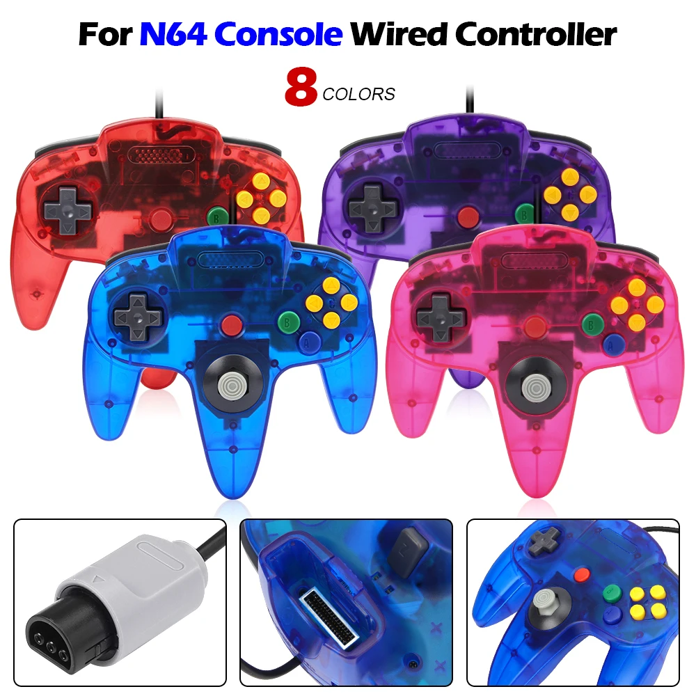 Manette de jeu filaire 8 coule - Retro Gaming N64 avis et prix