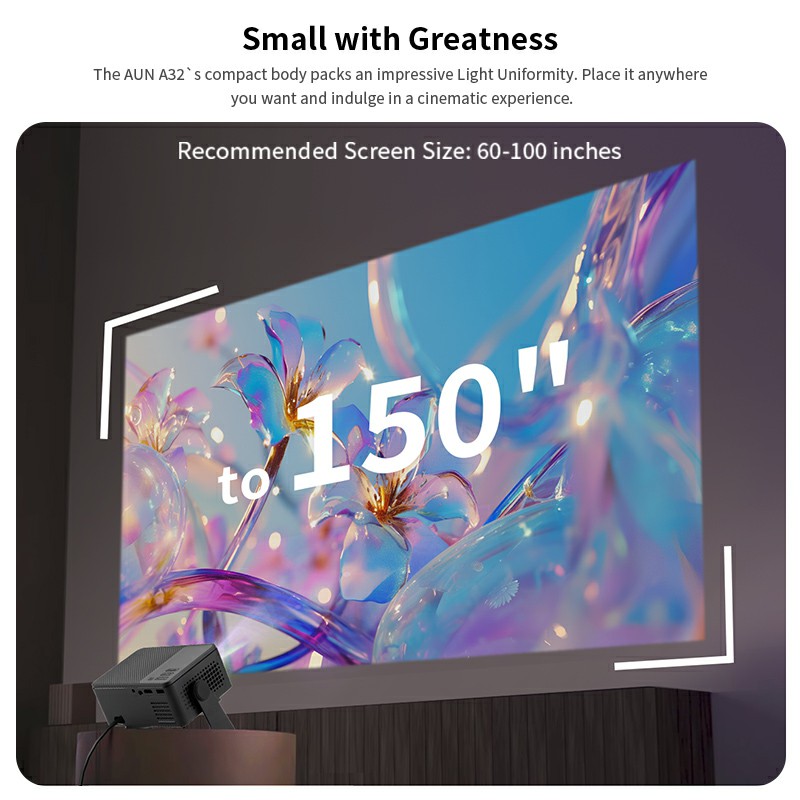 AUN A32 Pro Android 13 project - Retro Gaming Projector avis et prix