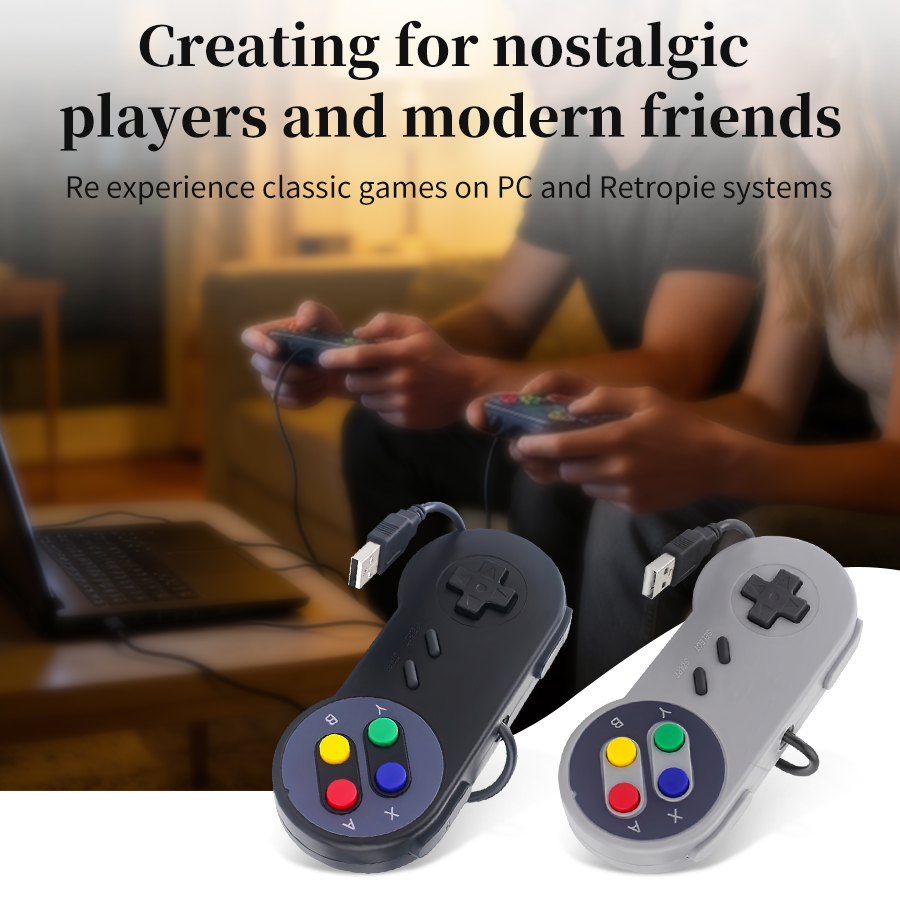 Manette de jeu USB, joystick d - Retro Pc Gaming avis et prix