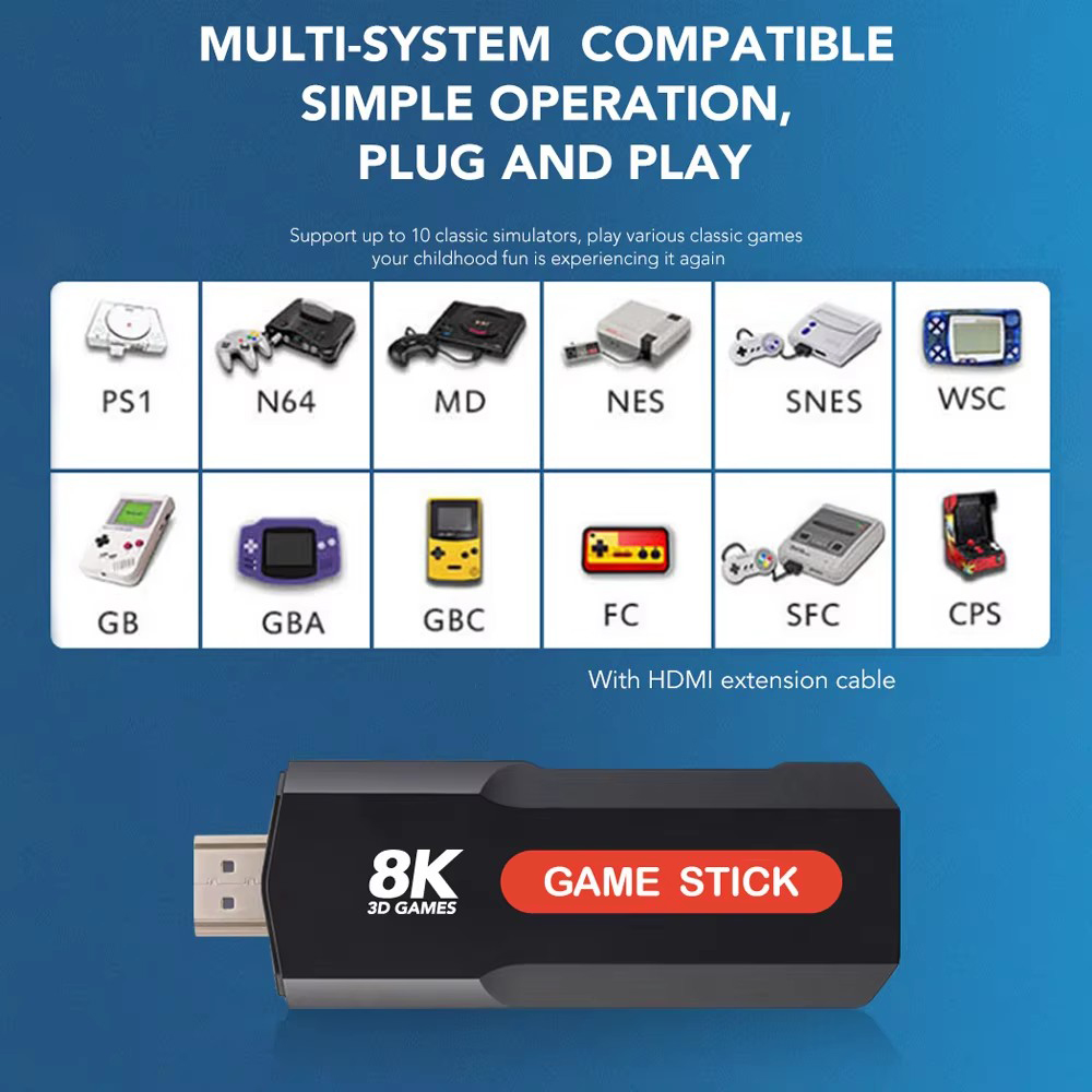 Console de jeu X2 Game Stick H - Retro Gaming Stick avis et prix