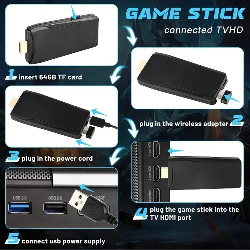 Console de jeu rétro Plug and  - Retro Gaming Hdmi Stick avis et prix