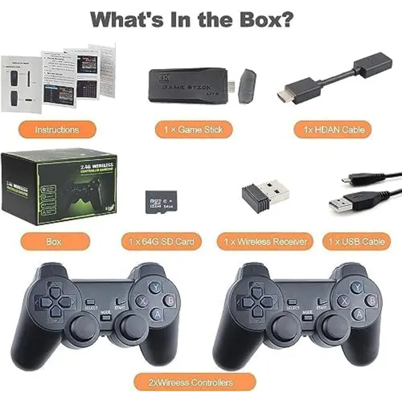 Console de jeu rétro sans fil  - Retro Gaming Hdmi Stick avis et prix
