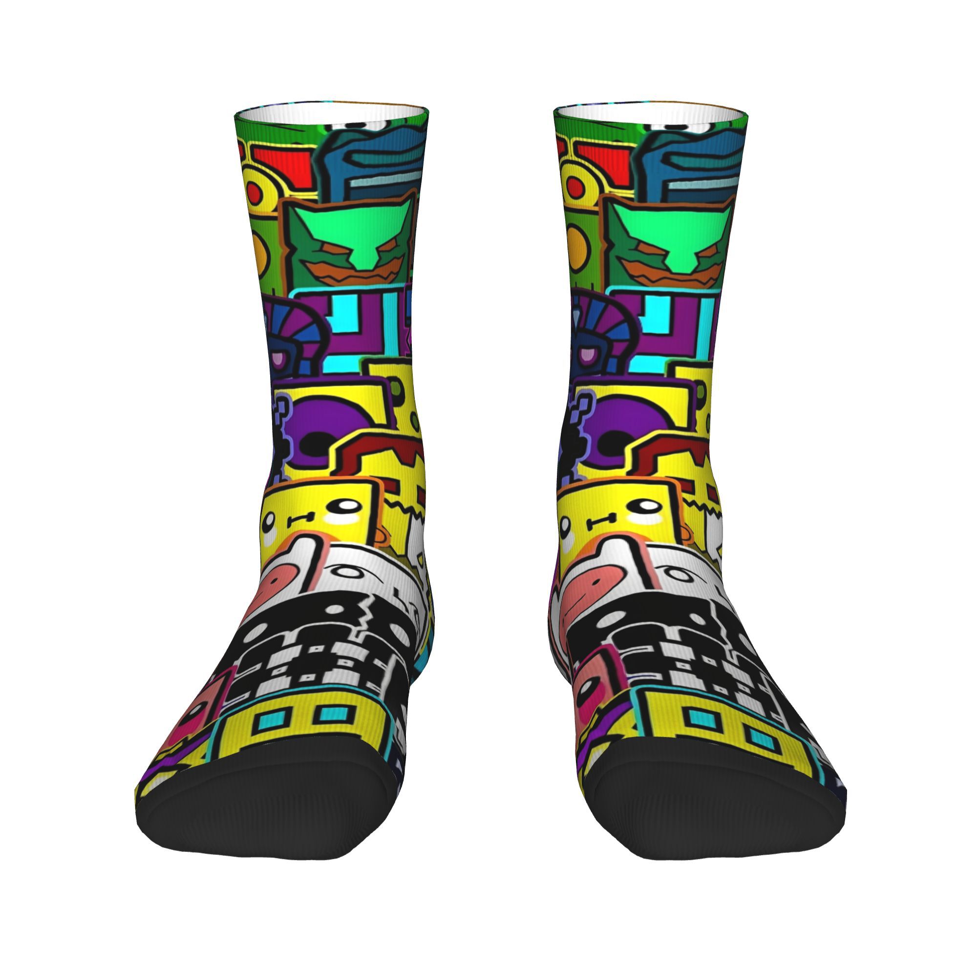 Chaussettes de jeu à géométrie - Retro Gaming Youtube avis et prix