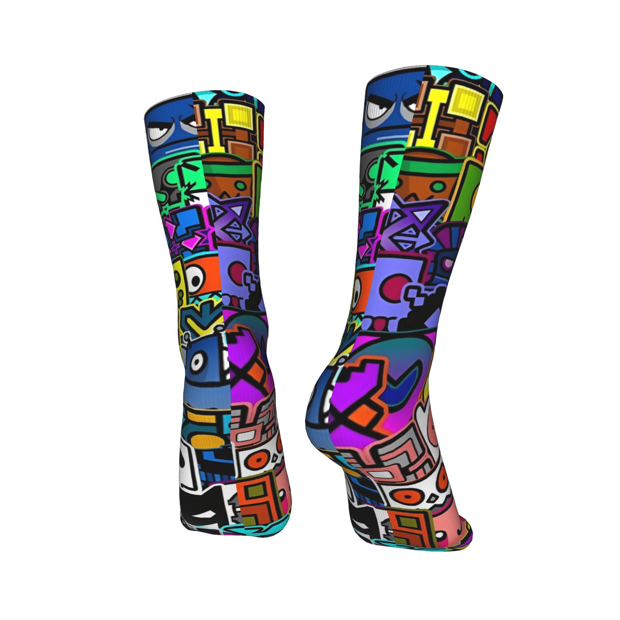 Chaussettes de jeu à géométrie - Retro Gaming Youtube avis et prix