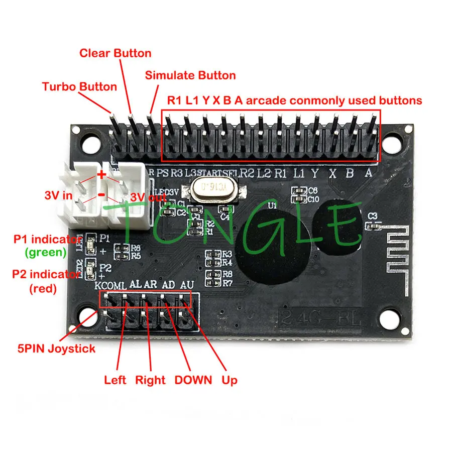 Zero Delay-Contrôleur de jeu d - Arcade Button Kit avis et prix